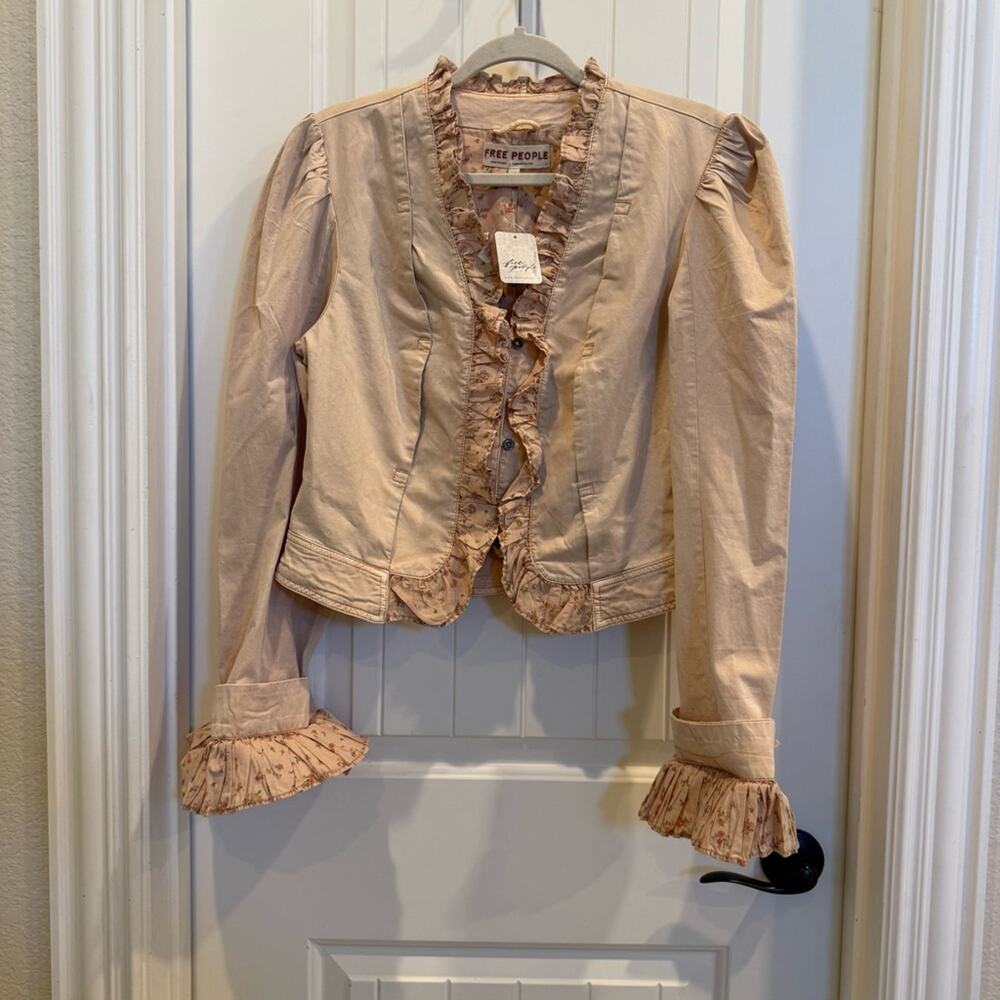 Free People Bennet Ruffle Jacket - Picture 4 of 8